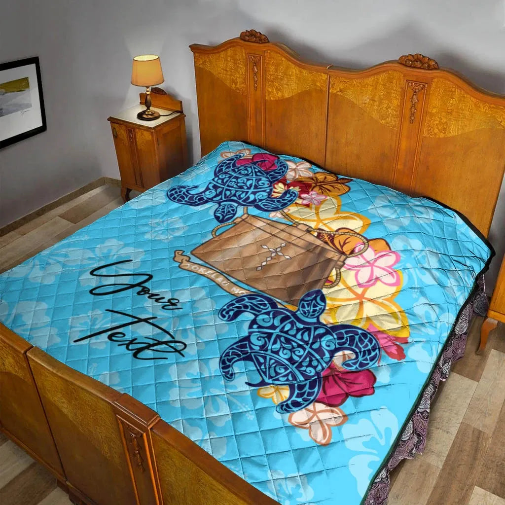 Tokelau Custom Personalised Premium Quilt - Tropical Style