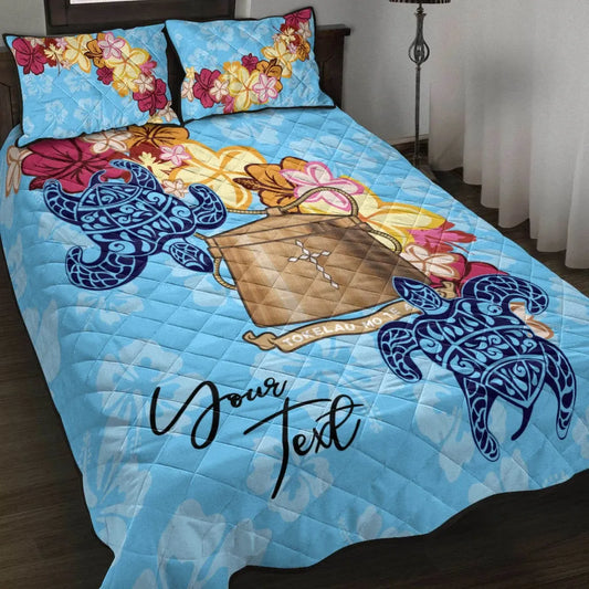 Tokelau Custom Personalised Quilt Bed Set - Tropical Style