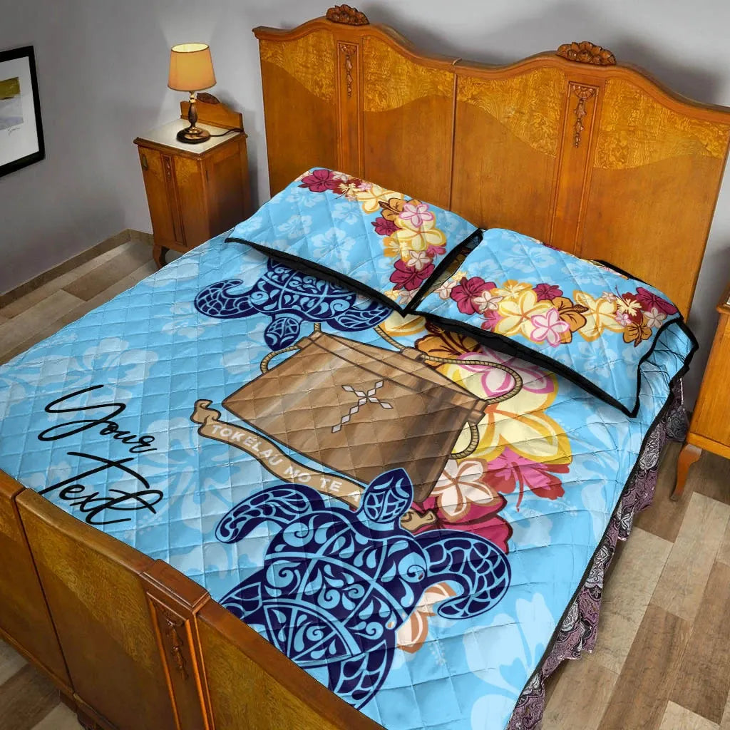 Tokelau Custom Personalised Quilt Bed Set - Tropical Style