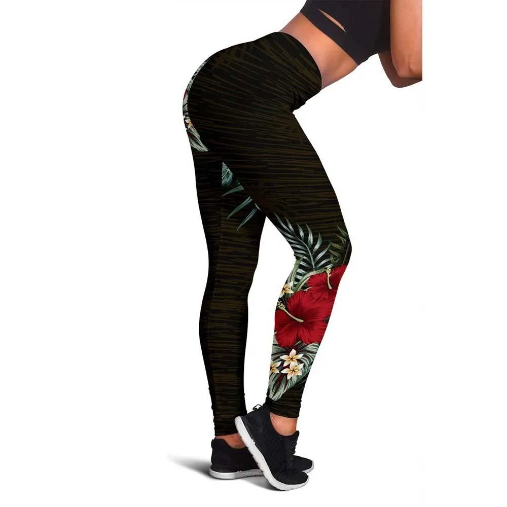 Tokelau Hibiscus Legging