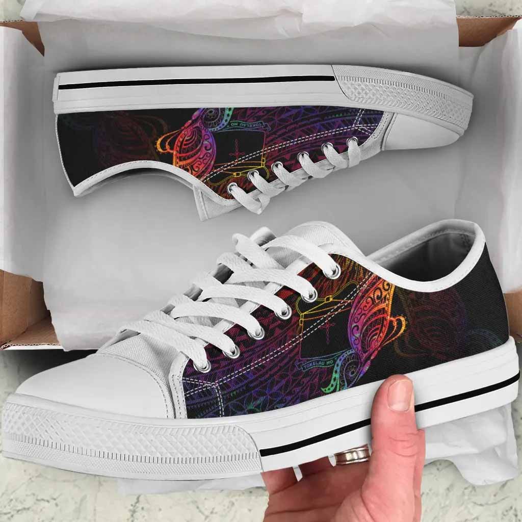 Tokelau Low Top Shoes - Butterfly Polynesian Style
