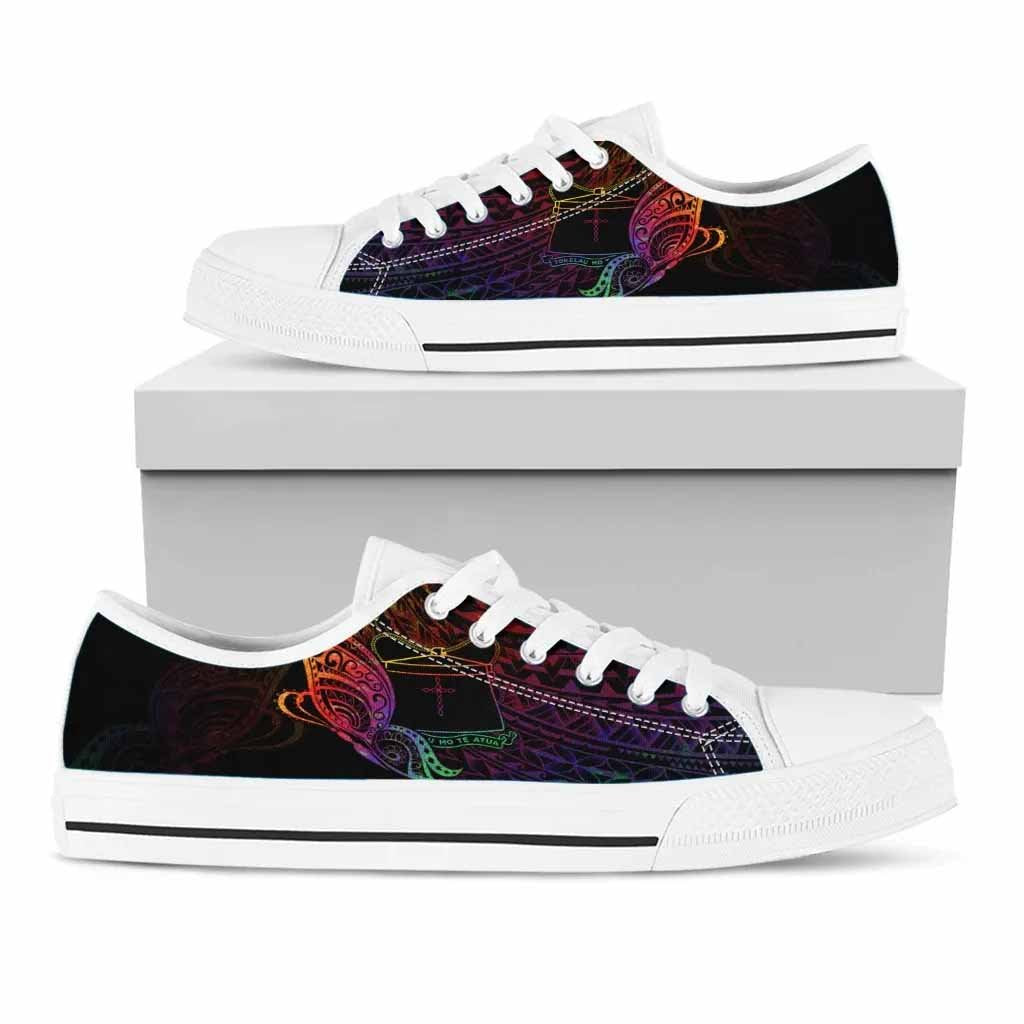 Tokelau Low Top Shoes - Butterfly Polynesian Style