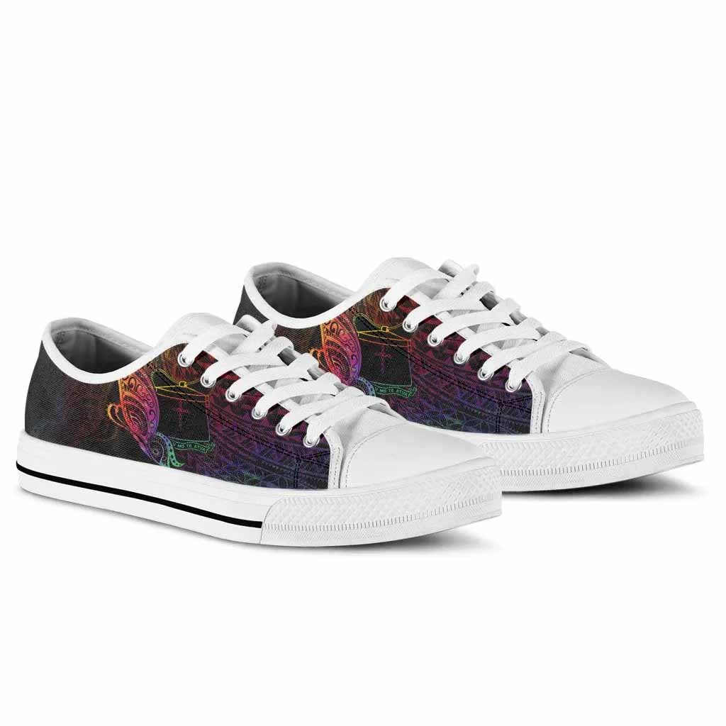 Tokelau Low Top Shoes - Butterfly Polynesian Style