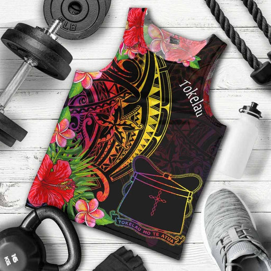Tokelau Men Tank Top - Tropical Hippie Style