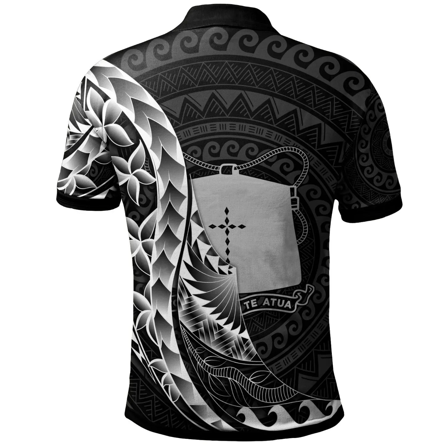 Tokelau Polo Shirt - Custom Personalised Polynesian Pattern Style