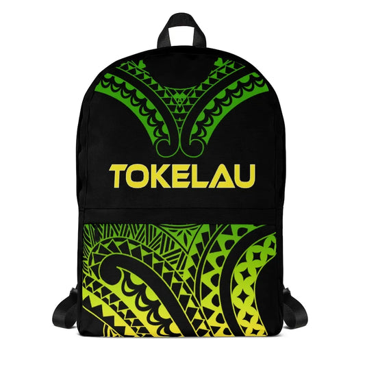 Tokelau Polynesian Backpack - Reggae Tribal Pattern