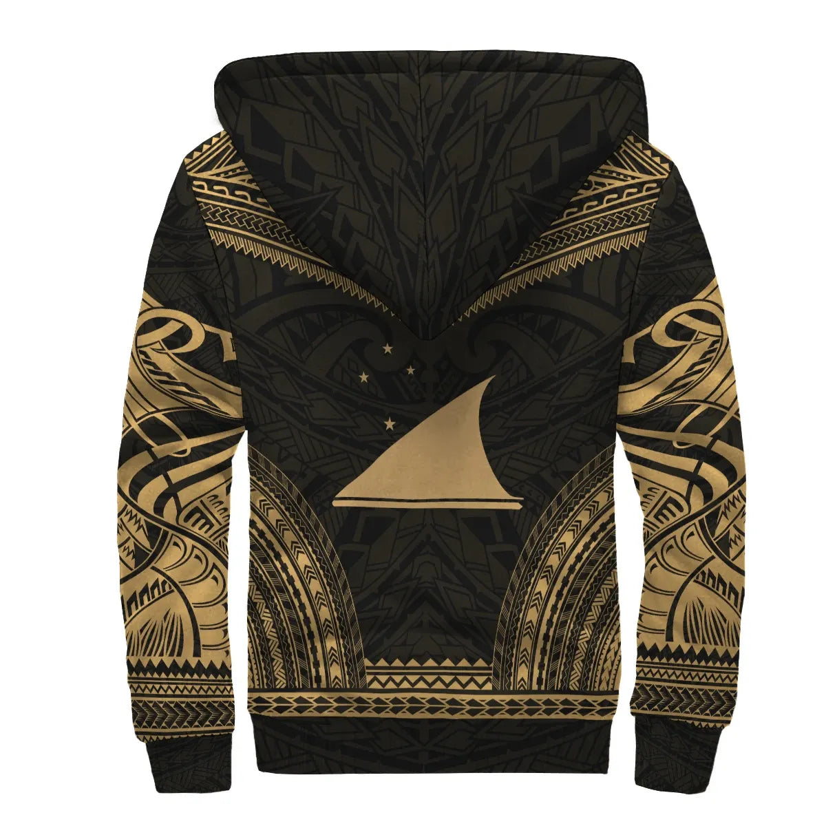 Tokelau Sherpa Hoodie - Polynesian Chief Gold Version