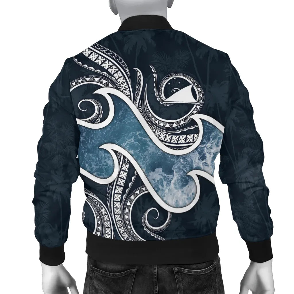 Tokelau Polynesian Bomber Jacket - Ocean Style