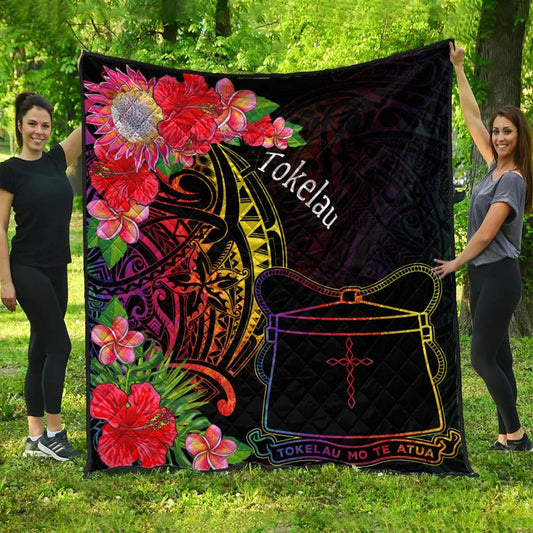 Tokelau Premium Quilt - Tropical Hippie Style