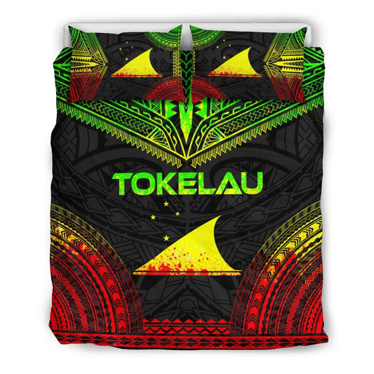 Tokelau Polynesian Chief Duvet Cover Set - Reggae Version