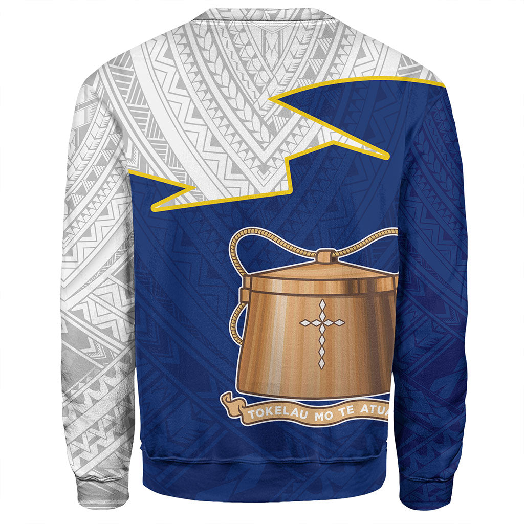 Tokelau Sweatshirt Polynesian Tattoo Flag And Coat Of Arms