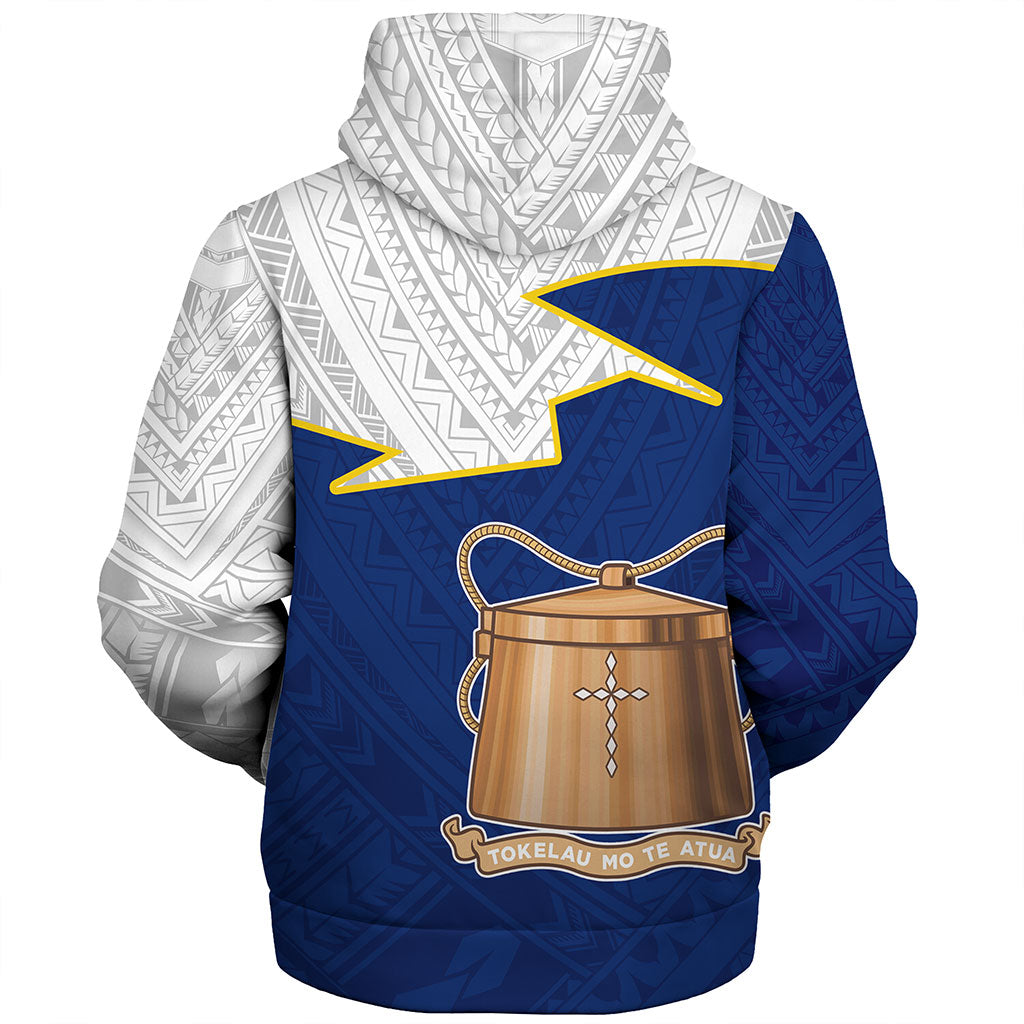 Tokelau Sherpa Hoodie Polynesian Tattoo Flag And Coat Of Arms