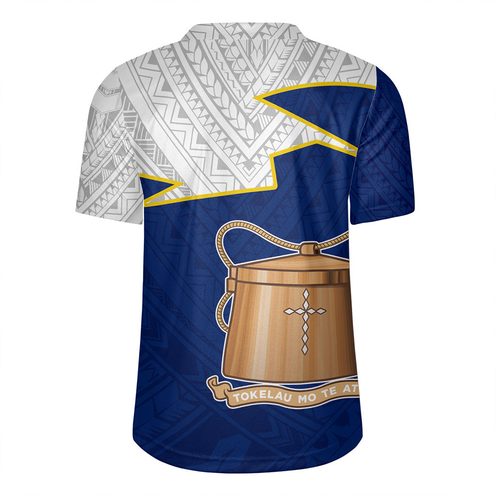 Tokelau Rugby Jersey Polynesian Tattoo Flag And Coat Of Arms