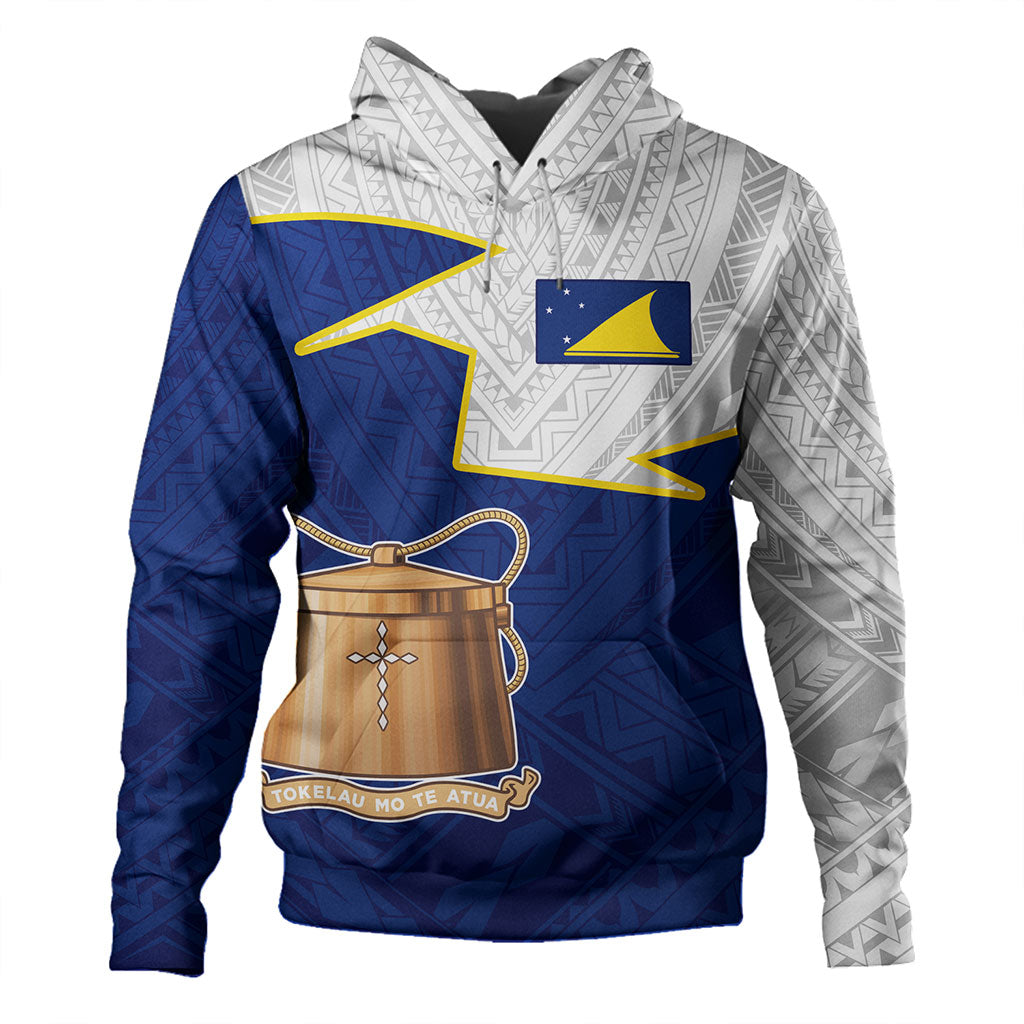Tokelau Hoodie Polynesian Tattoo Flag And Coat Of Arms