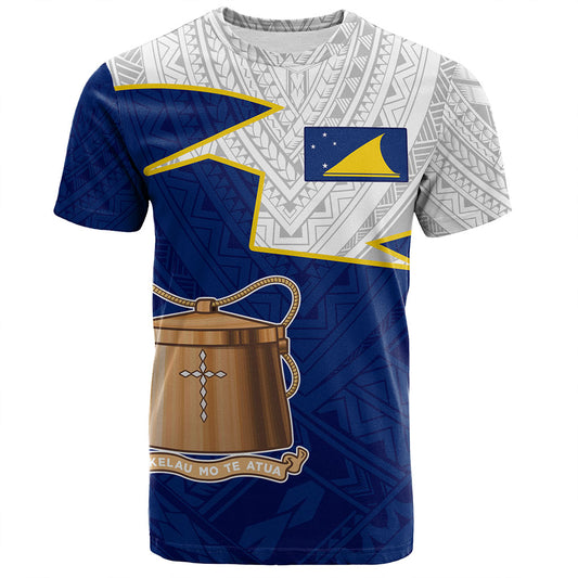 Tokelau T-Shirt Polynesian Tattoo Flag And Coat Of Arms