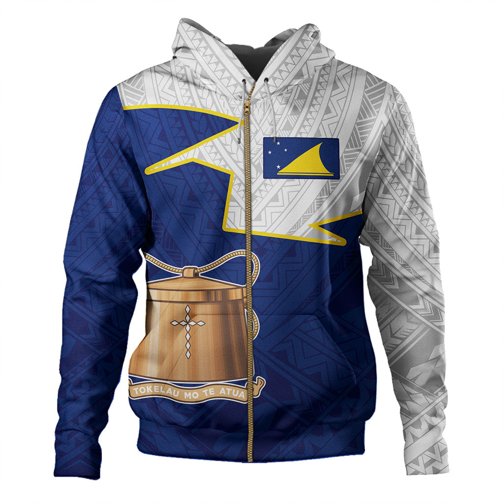 Tokelau Hoodie Polynesian Tattoo Flag And Coat Of Arms