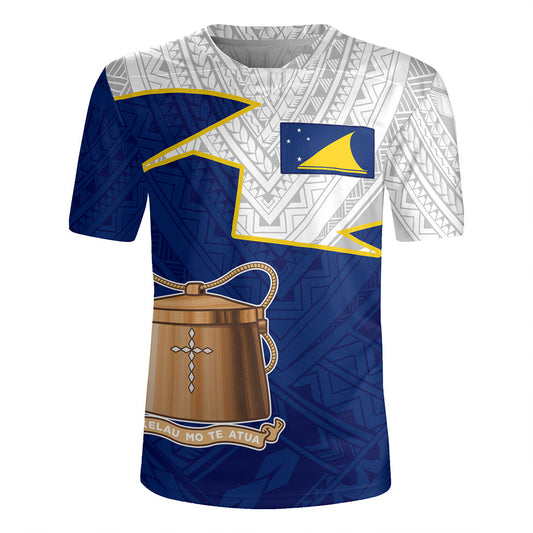 Tokelau Rugby Jersey Polynesian Tattoo Flag And Coat Of Arms