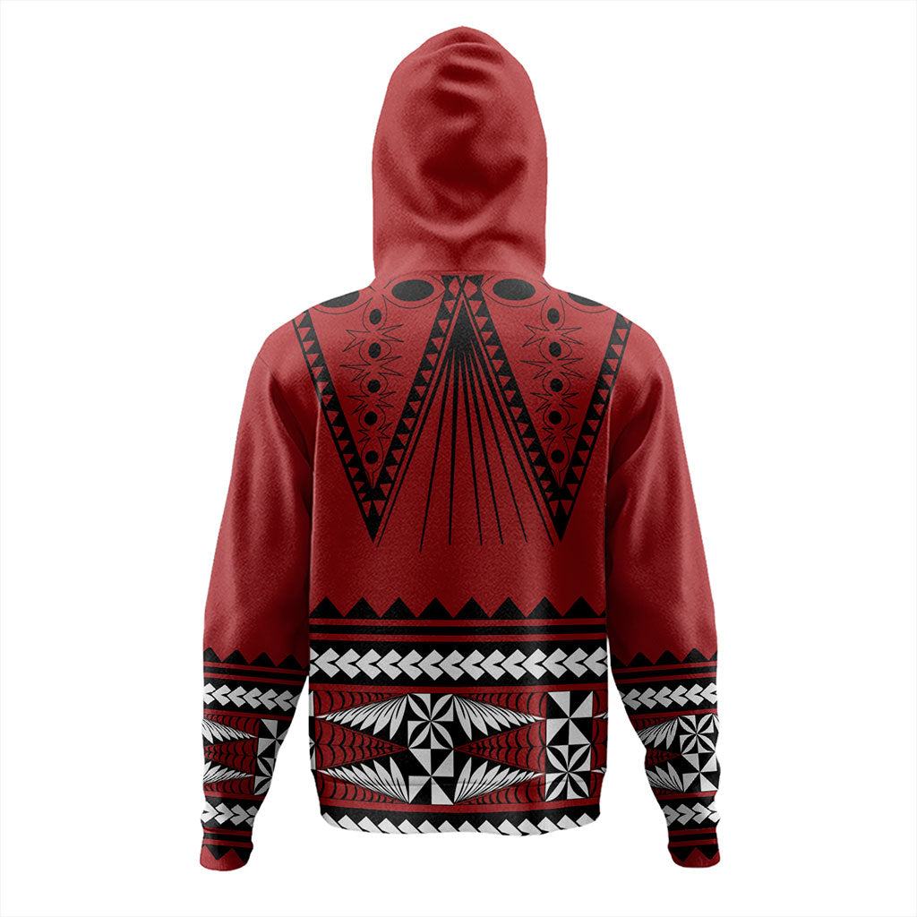 Tonga Hoodie Polynesia Island Ngatu Pattern Style