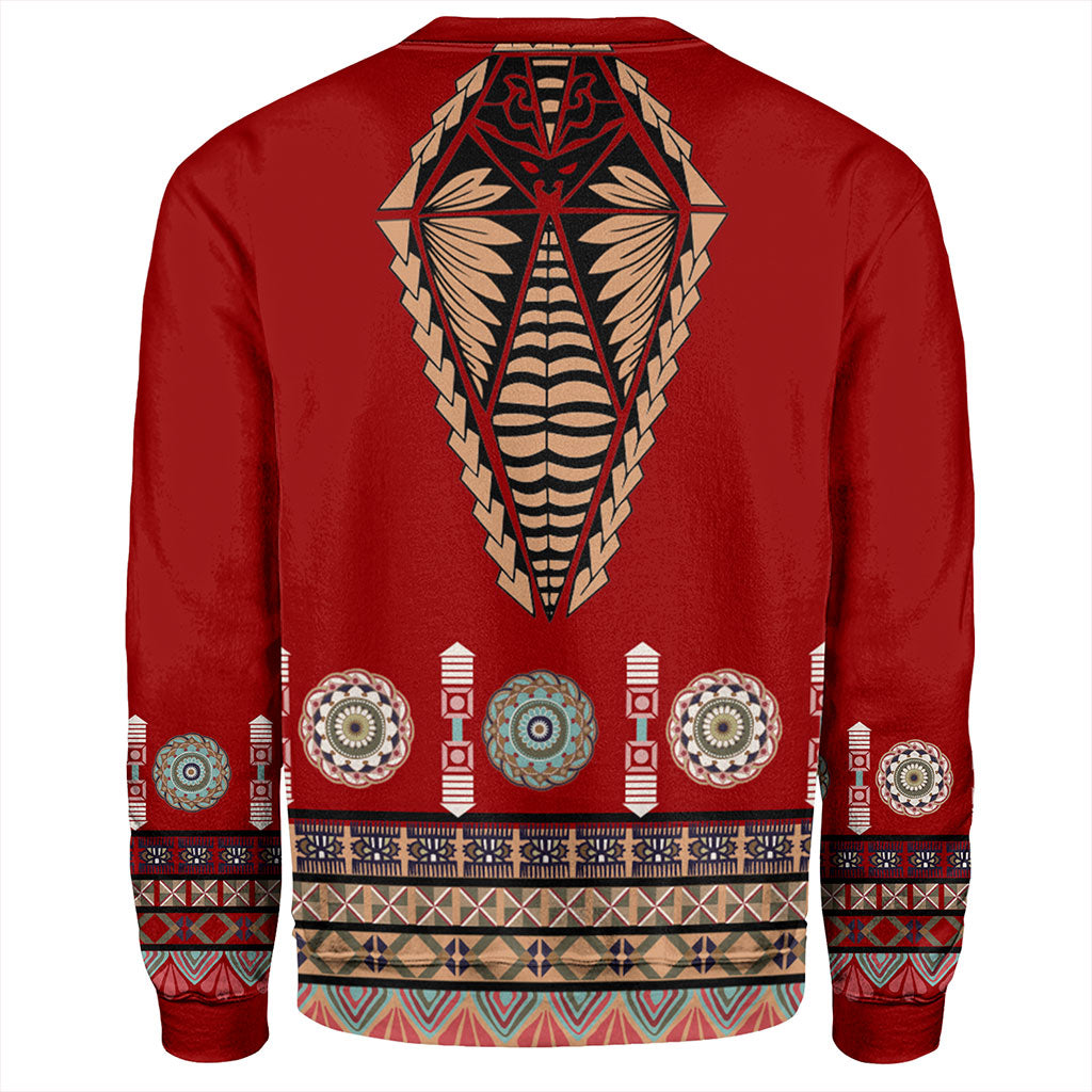 Tonga Sweatshirt Ngatu Design Fabric