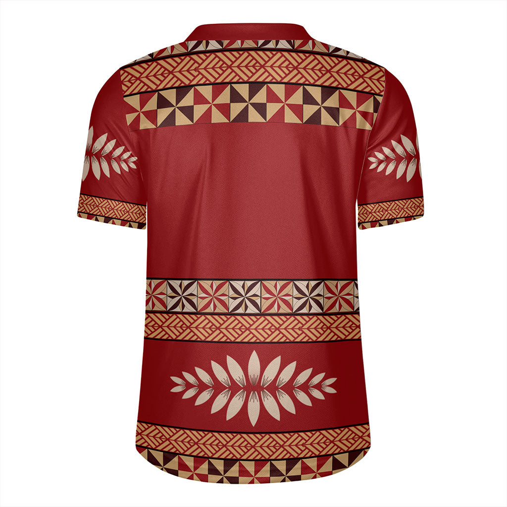 Tonga Rugby Jersey Ngatu Design Pattern