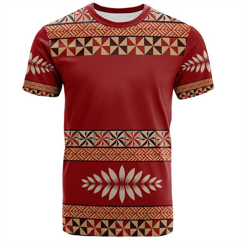 Tonga T-Shirt Ngatu Design Pattern