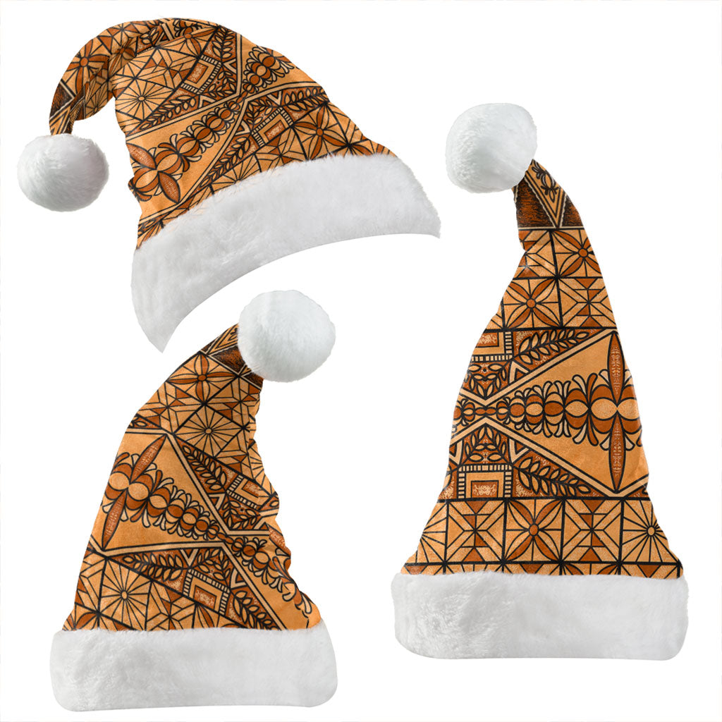 Tonga Christmas Hat Ngatu Fabric Vintage