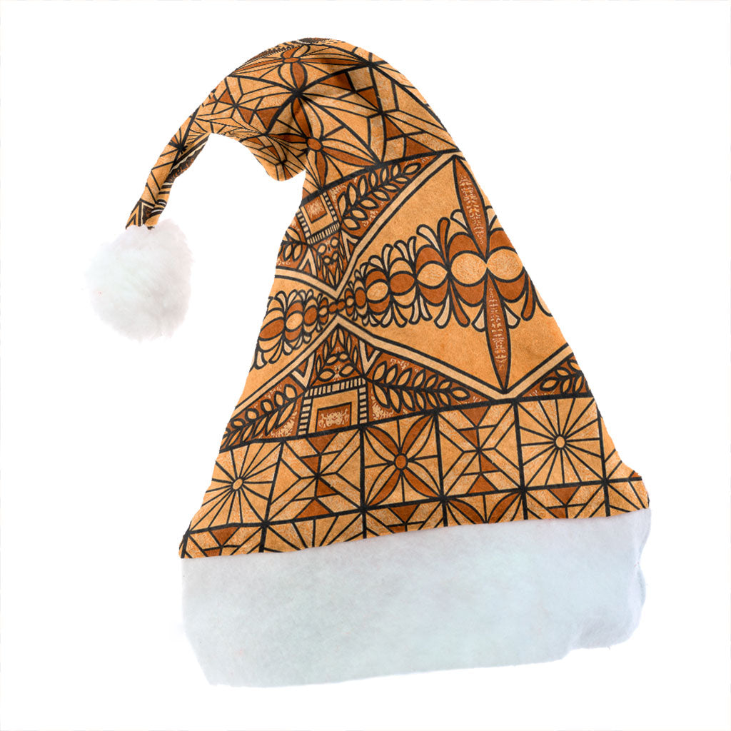 Tonga Christmas Hat Ngatu Fabric Vintage