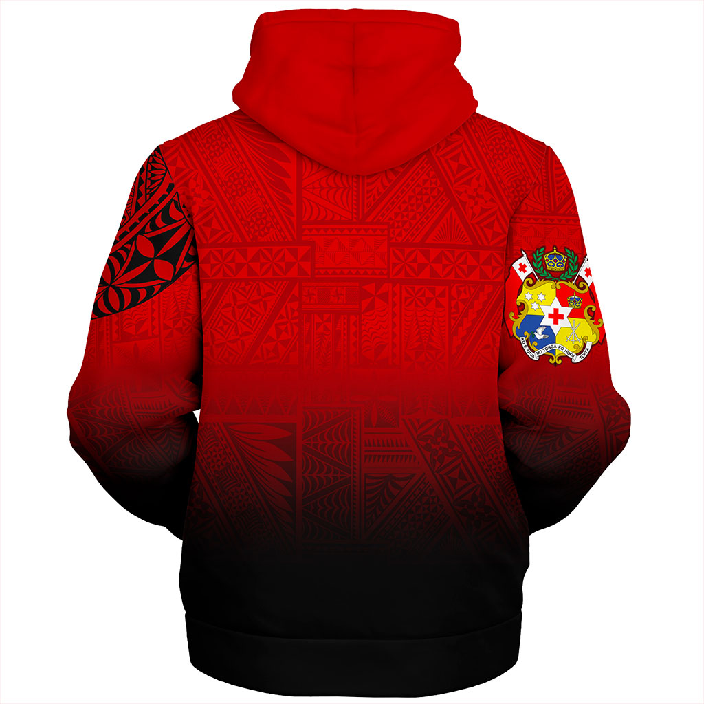 Tonga Sherpa Hoodie Tattoo Ngatu Coat Of Arms Tribal