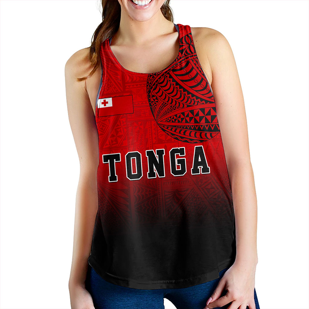 Tonga Women Tank Tattoo Ngatu Coat Of Arms Tribal