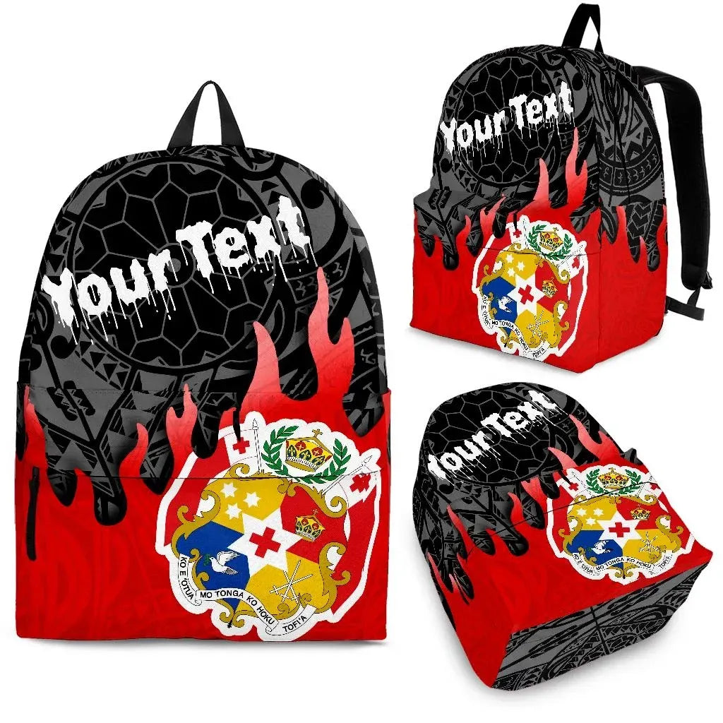 Tonga Custom Personalised Backpack - Melting Style