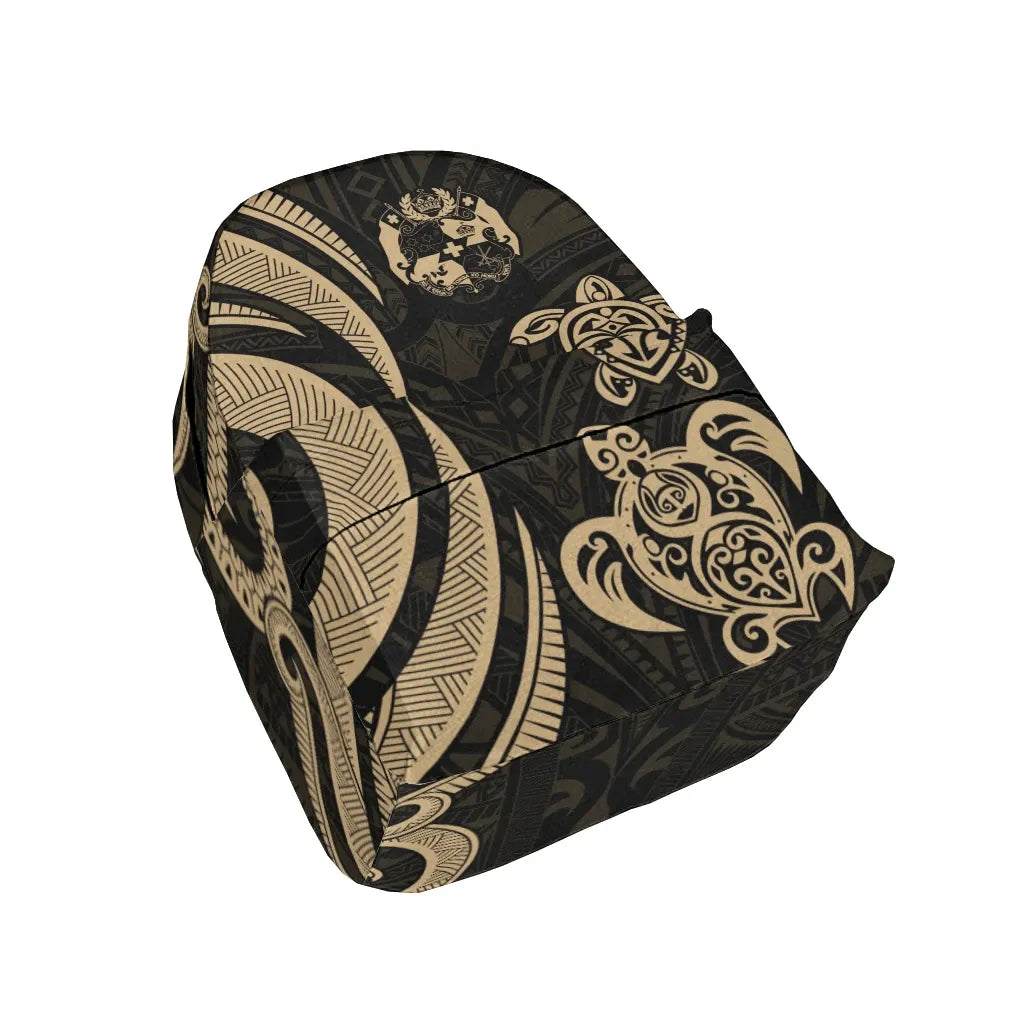 Tonga Backpack - Gold Tentacle Turtle