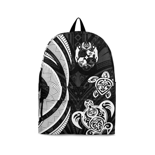 Tonga Backpack - White Tentacle Turtle