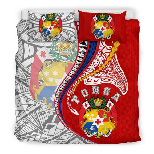 Polynesian Bedding Set - Tonga Duvet Cover Set Kanaloa Tatau Gen To