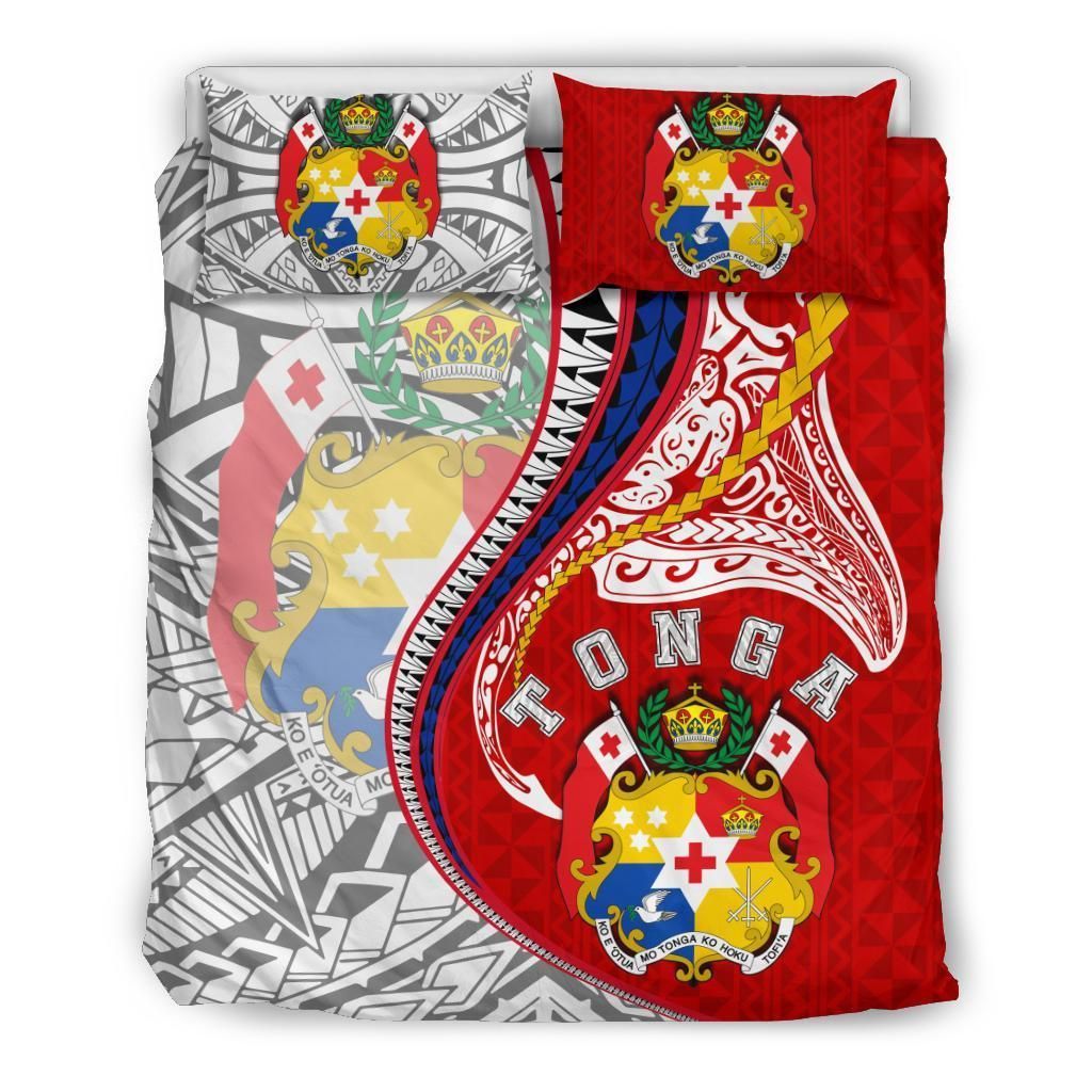 Polynesian Bedding Set - Tonga Duvet Cover Set Kanaloa Tatau Gen To