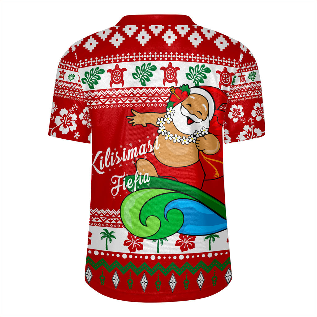 Tonga Rugby Jersey Santa Claus Ho Ho Ho Christmas