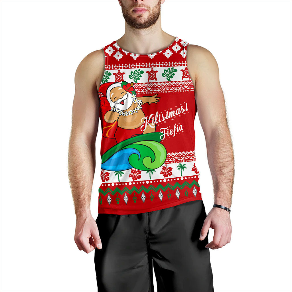 Tonga Tank Top Santa Claus Ho Ho Ho Christmas