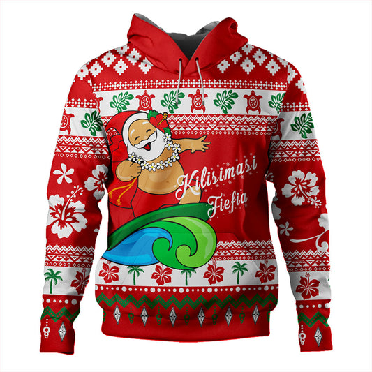Tonga Hoodie Santa Claus Ho Ho Ho Christmas
