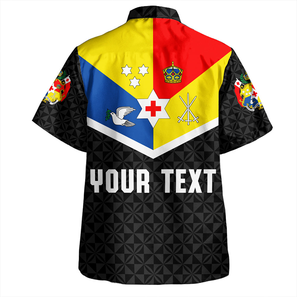 Tonga Hawaiian Shirt Custom Coat Of Arm Sport Style