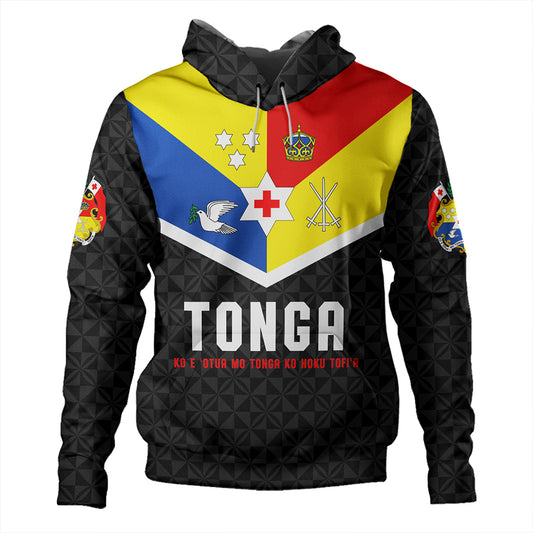 Tonga Hoodie Custom Coat Of Arm Sport Style