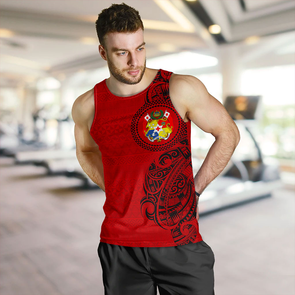 Tonga Tank Top Coat Of Arms Tribal Polynesian