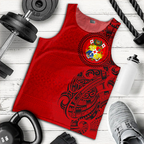 Tonga Tank Top Coat Of Arms Tribal Polynesian