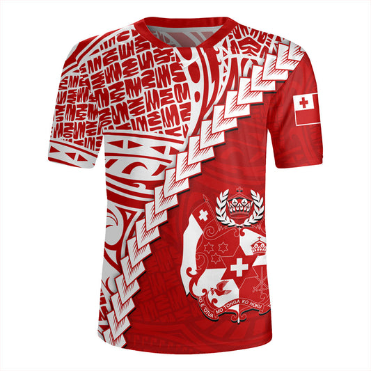 Tonga Rugby Jersey Lauhala Tribal Coat Of Arms