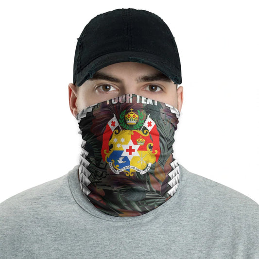 Tonga Custom Personalised Neck Gaiter - Polynesian Chain