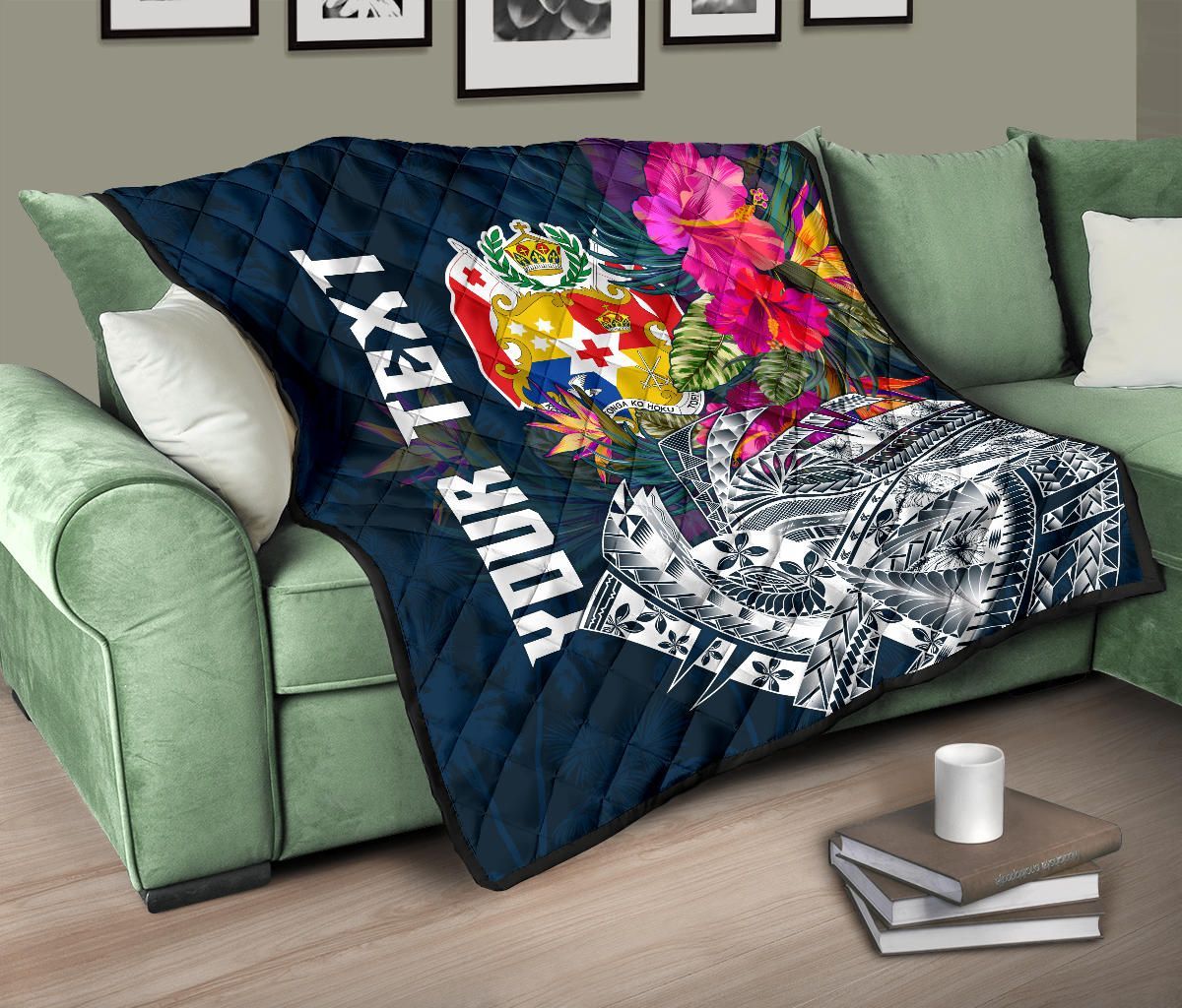 Tonga Custom Personalised Premium Quilt - Summer Vibes