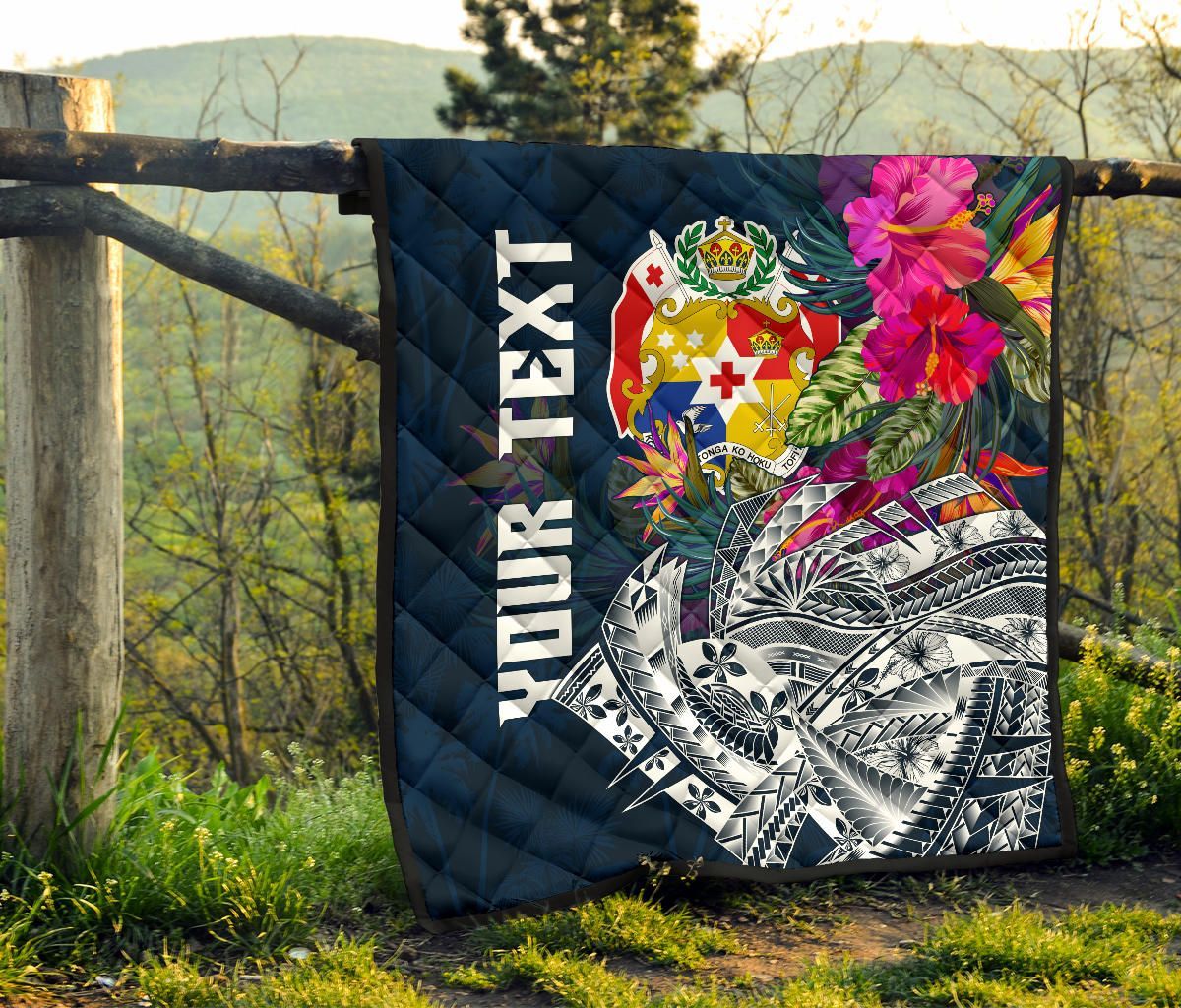 Tonga Custom Personalised Premium Quilt - Summer Vibes