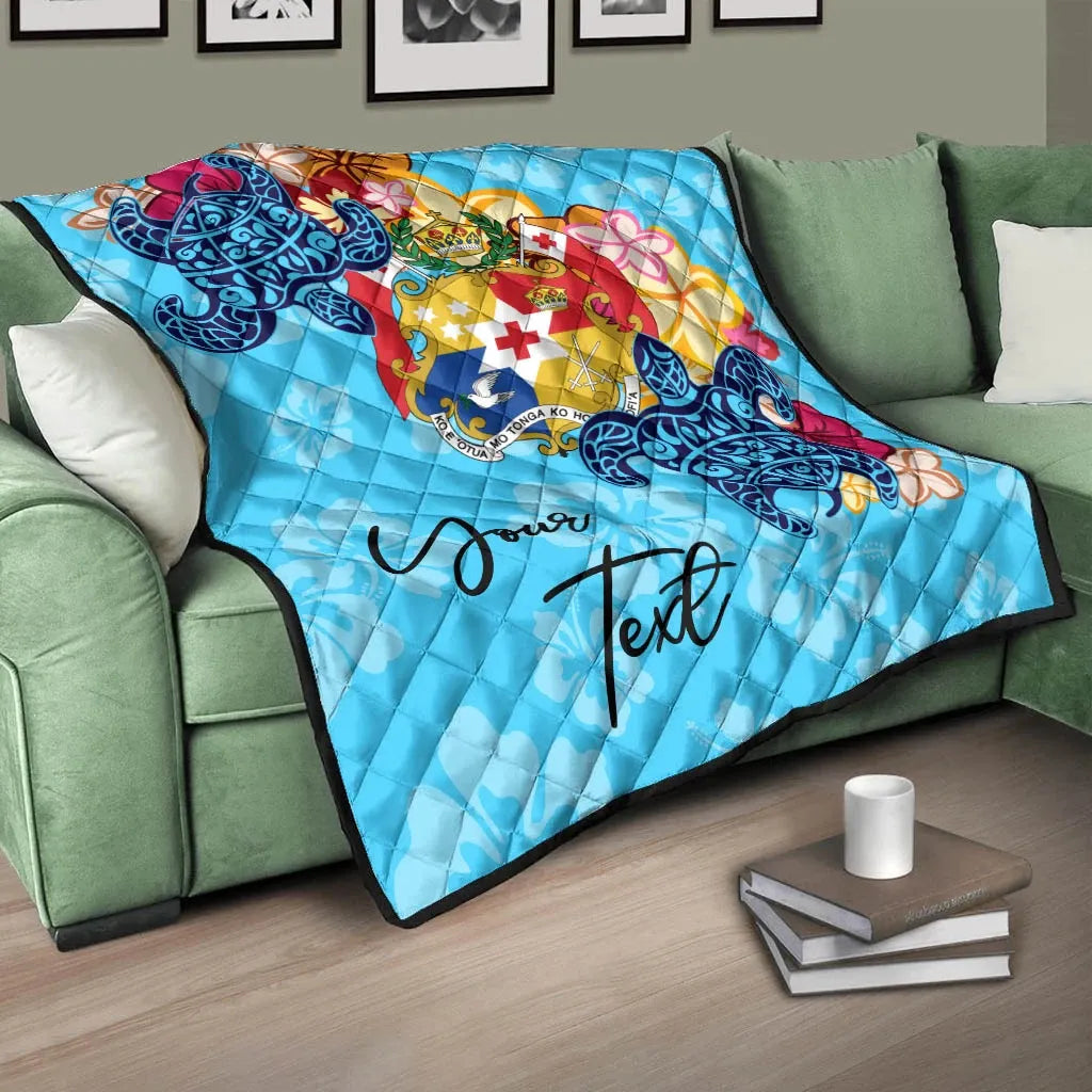 Tonga Custom Personalised Premium Quilt - Tropical Style