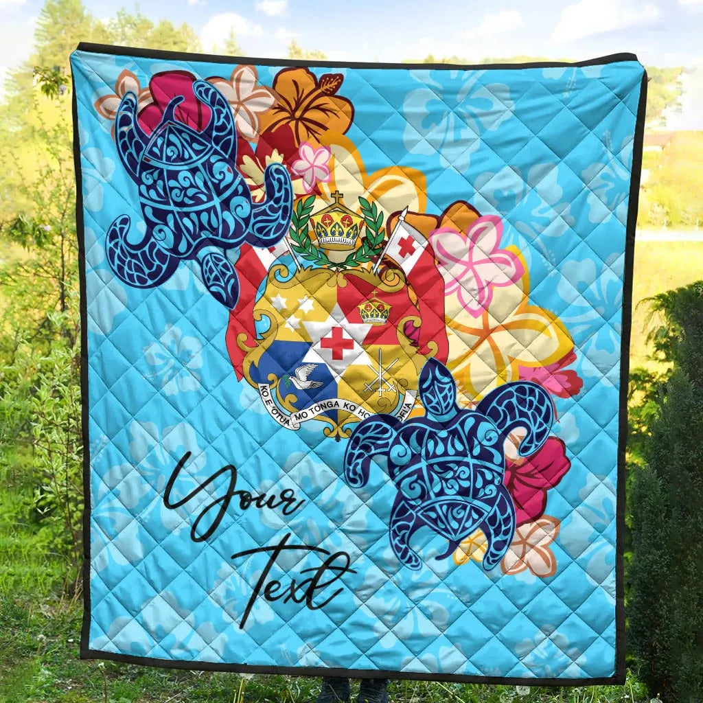 Tonga Custom Personalised Premium Quilt - Tropical Style