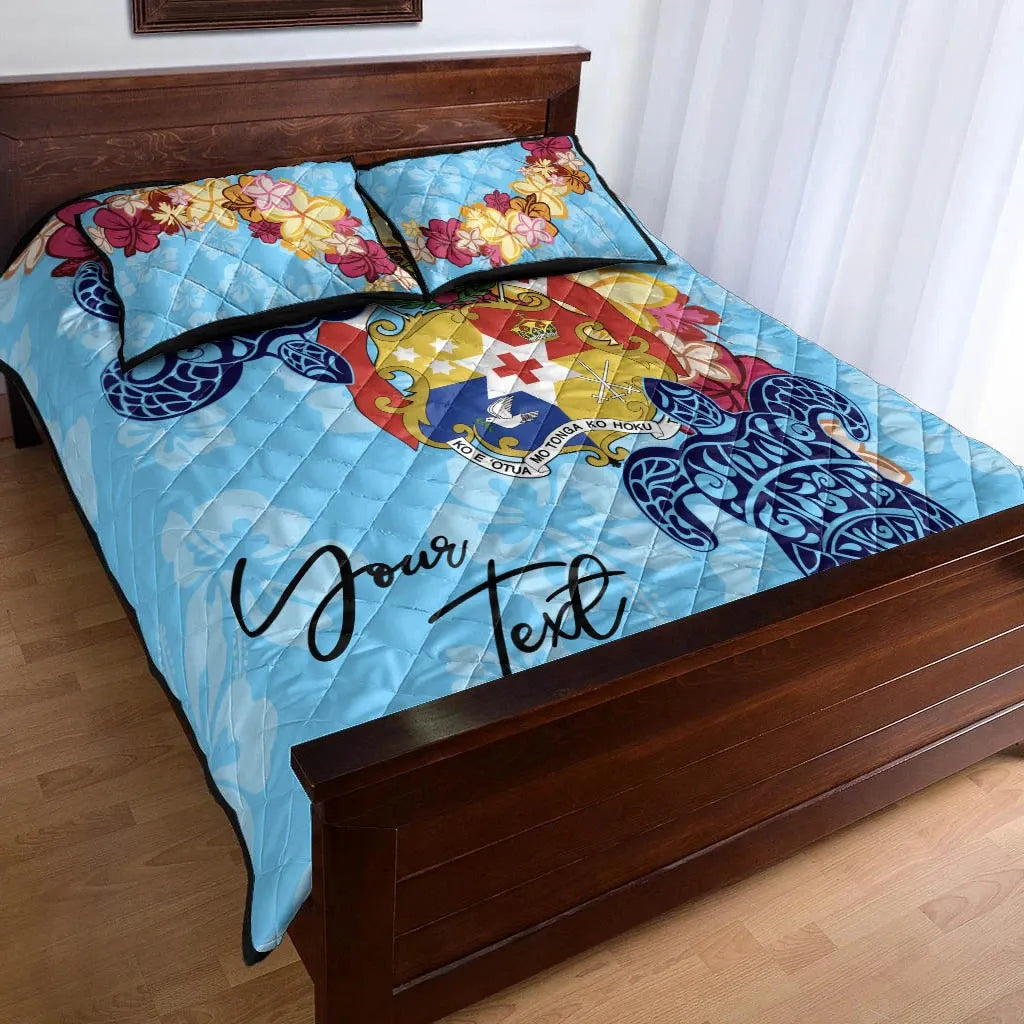 Tonga Custom Personalised Quilt Bed Set - Tropical Style