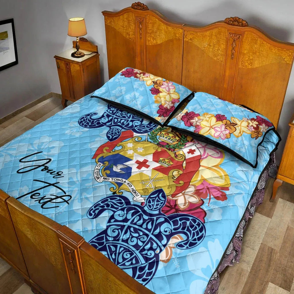 Tonga Custom Personalised Quilt Bed Set - Tropical Style