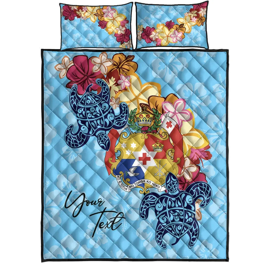 Tonga Custom Personalised Quilt Bed Set - Tropical Style